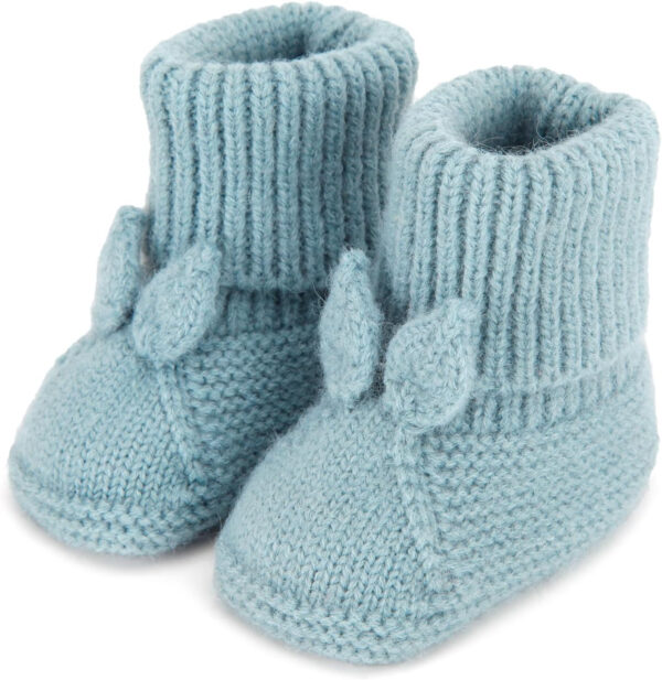 Baby Booties Newborn Babe First Walkers Knit Boots Warm Knit Crib Shoes Crochet Soft Infant Sock for Boy Girl