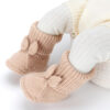 Baby Booties Newborn Babe First Walkers Knit Boots Warm Knit Crib Shoes Crochet Soft Infant Sock for Boy Girl