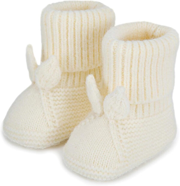 Baby Booties Newborn Babe First Walkers Knit Boots Warm Knit Crib Shoes Crochet Soft Infant Sock for Boy Girl