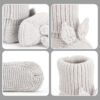 Baby Booties Newborn Babe First Walkers Knit Boots Warm Knit Crib Shoes Crochet Soft Infant Sock for Boy Girl