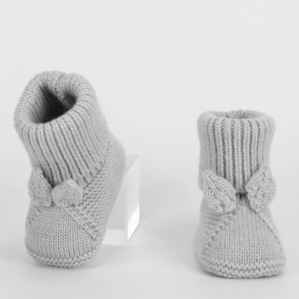 Baby Booties Newborn Babe First Walkers Knit Boots Warm Knit Crib Shoes Crochet Soft Infant Sock for Boy Girl