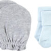 Hudson Baby baby-girls Socks and Mittens Set
