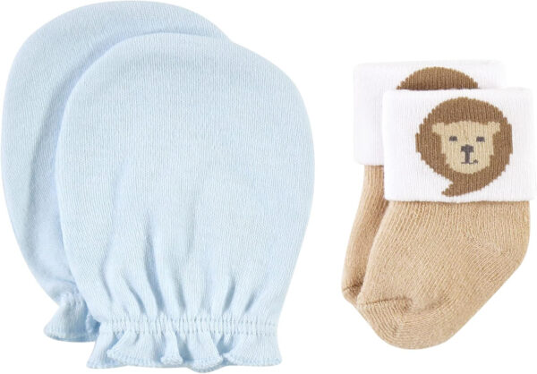 Hudson Baby baby-girls Socks and Mittens Set