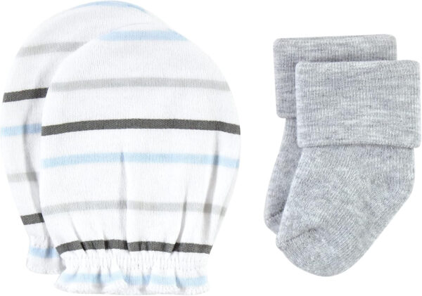 Hudson Baby baby-girls Socks and Mittens Set