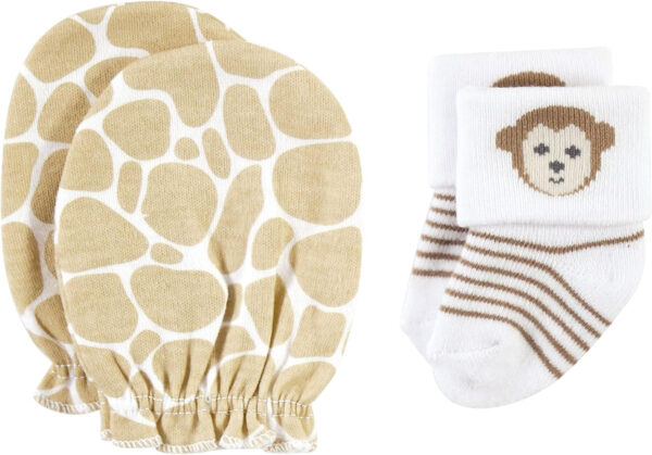 Hudson Baby baby-girls Socks and Mittens Set