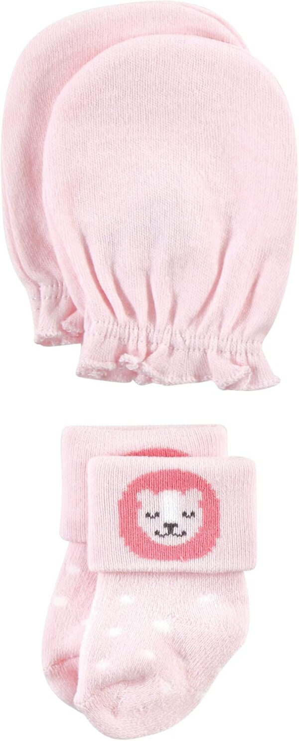 Hudson Baby baby-girls Socks and Mittens Set
