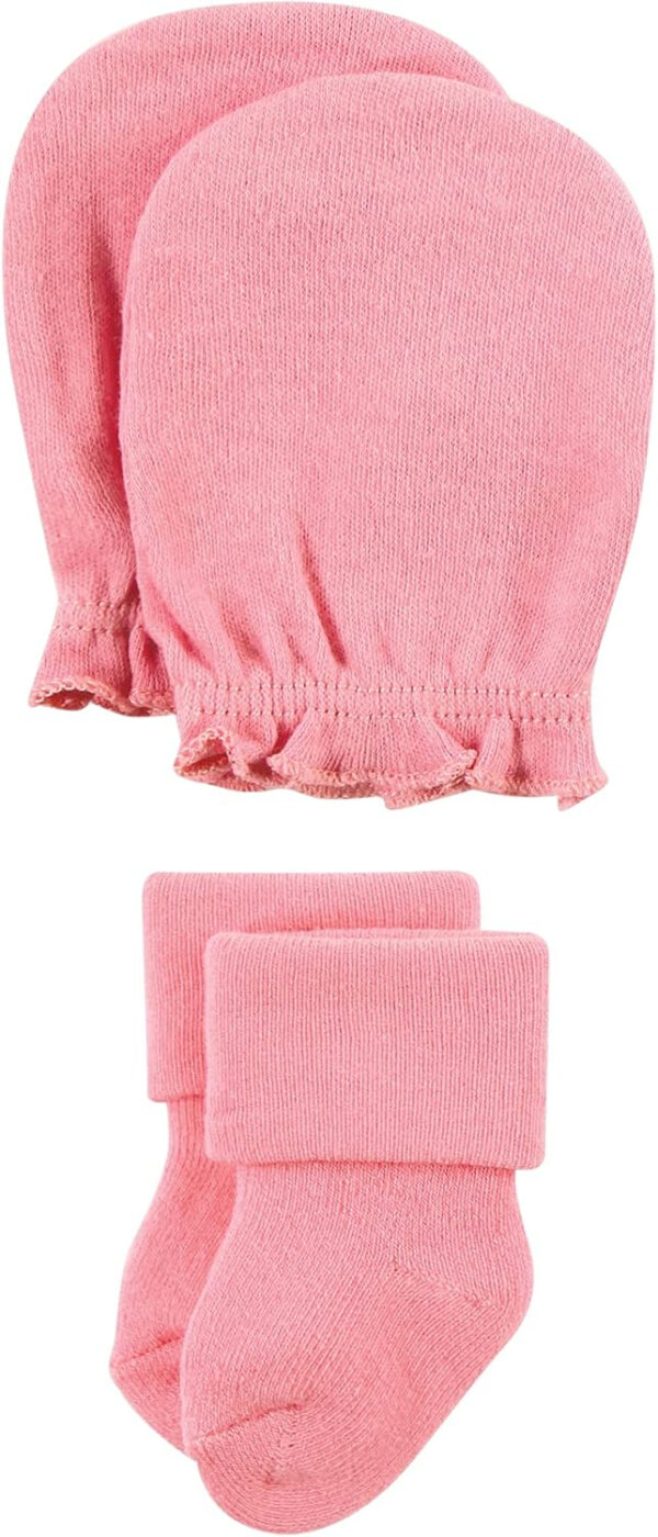 Hudson Baby baby-girls Socks and Mittens Set