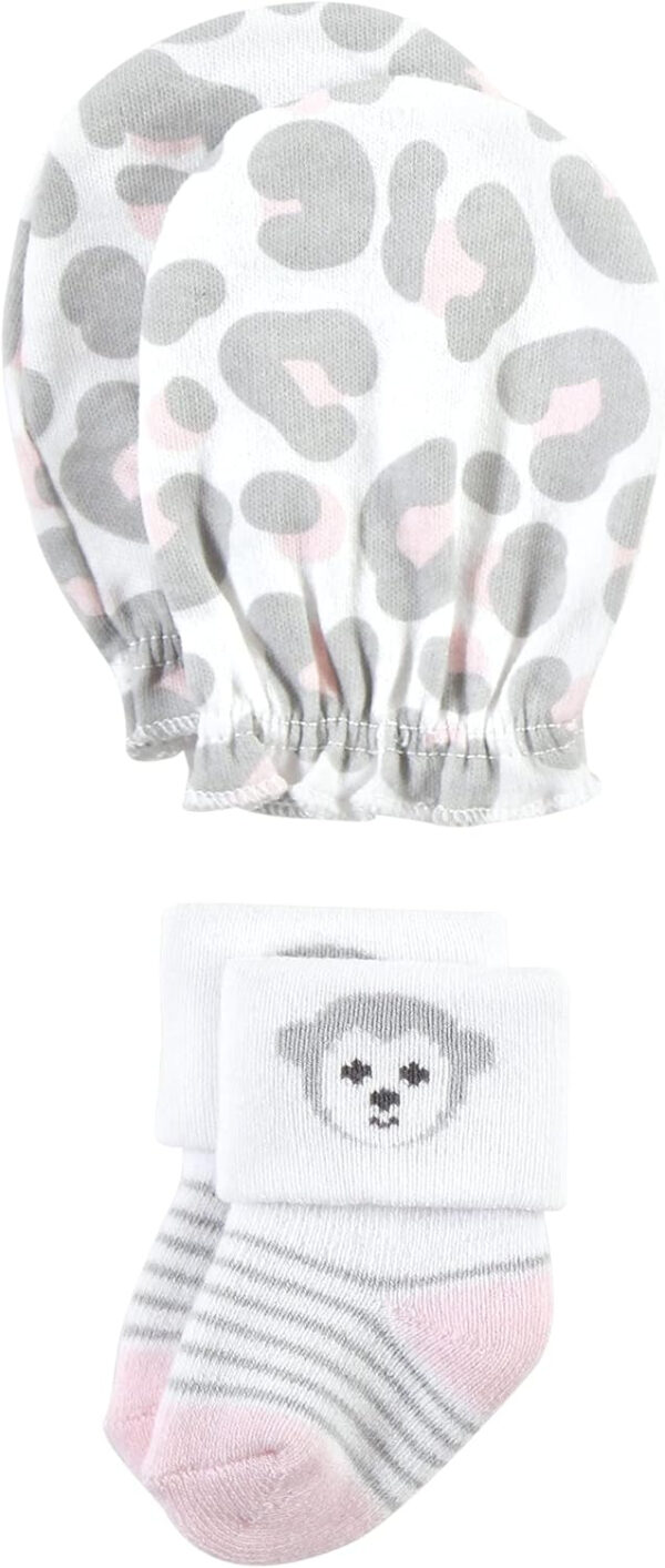 Hudson Baby baby-girls Socks and Mittens Set