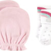 Hudson Baby baby-girls Socks and Mittens Set