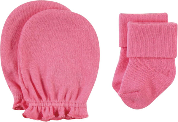 Hudson Baby baby-girls Socks and Mittens Set