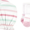 Hudson Baby baby-girls Socks and Mittens Set
