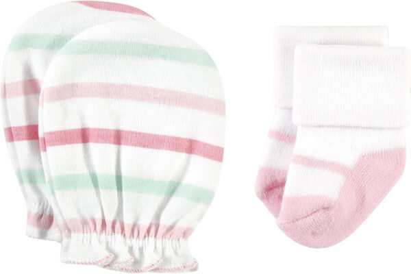 Hudson Baby baby-girls Socks and Mittens Set