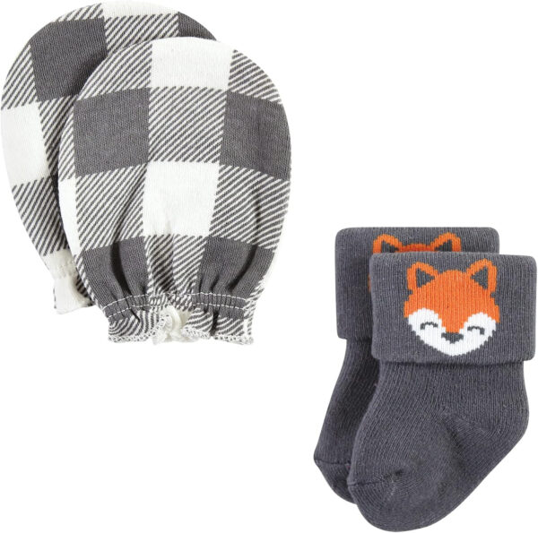 Hudson Baby baby-girls Socks and Mittens Set