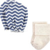Hudson Baby baby-girls Socks and Mittens Set