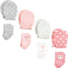 Hudson Baby baby-girls Socks and Mittens Set