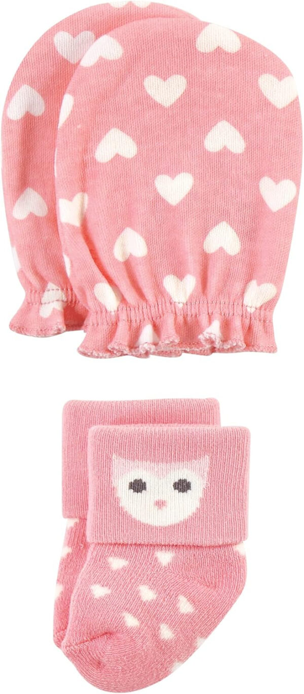 Hudson Baby baby-girls Socks and Mittens Set