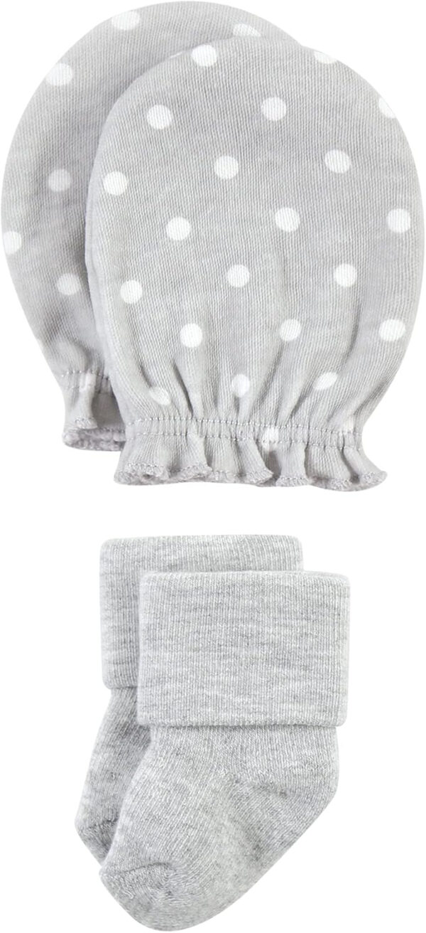 Hudson Baby baby-girls Socks and Mittens Set