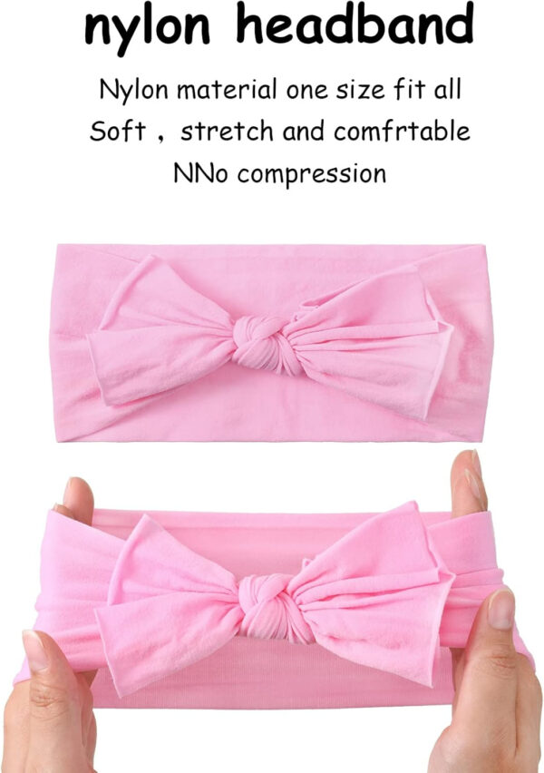 688ae9f1cef7e34e2f9507575b99c1799d17b80fe77ef174e23a0.jpg Geyoga 18 Pieces Baby Headband Newborn Socks and Mittens Sets Elastic Baby Essentials Boys Girls 0-6 Months