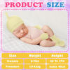 Ramede 4 Pack Preemie Hats Mitten and Socks Set Cotton Preemie Cap No Scratch Mittens Warm Terry Socks for Girls Boys