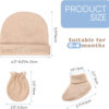 688aeb630bcc65c223d2234d0c24749a5c4fef3dc7ee592b6962f.jpg BQUBO Newborn Baby Hat Mittens Socks Set Infant Cotton Beanie Gloves Thick Warm Socks for 0-6 Months Boys Girls