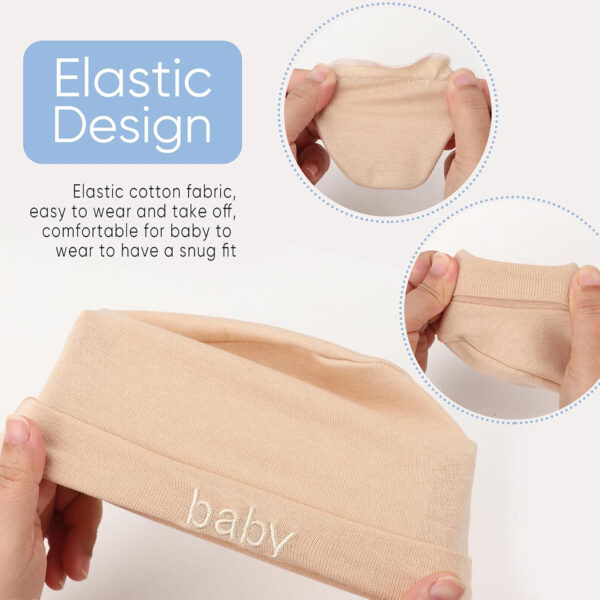 688aeb69c0c2b7b16d16daa69ec3c463187e4c12a24b475f01c38.jpg BQUBO Newborn Baby Hat Mittens Socks Set Infant Cotton Beanie Gloves Thick Warm Socks for 0-6 Months Boys Girls