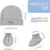 688aeb74362b2c45f33c7a433c49925525f84214d6fb15e652fef.jpg BQUBO Newborn Baby Hat Mittens Socks Set Infant Cotton Beanie Gloves Thick Warm Socks for 0-6 Months Boys Girls