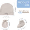 688aeb828c7bbfe6e48069630df8ee9762c9c1af49f0d97e4d6b5.jpg BQUBO Newborn Baby Hat Mittens Socks Set Infant Cotton Beanie Gloves Thick Warm Socks for 0-6 Months Boys Girls