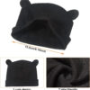 4 Sets Newborn Baby Hat and Mittens Toddler Beanie Cap Non Slip Socks for 0-6 Months