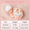 4pcs Preemie Baby Hats and Mittens Set, Socks Mittens for Newborn Baby Girls Boys, Newborn Mitten No Scratch Cotton Gloves Caps for 0-6 Months Beanies Infant Hats Hospital Warm Premature Clothes