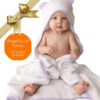 688af11e782f38edb8648ed59d734438222f1b1456202d9a226eb.jpg Channing & Yates Premium Organic Baby Towel Set - Soft Viscose Bamboo Hooded Towel & Washcloth - Girl & Boy Bath Essentials (Beige/White)