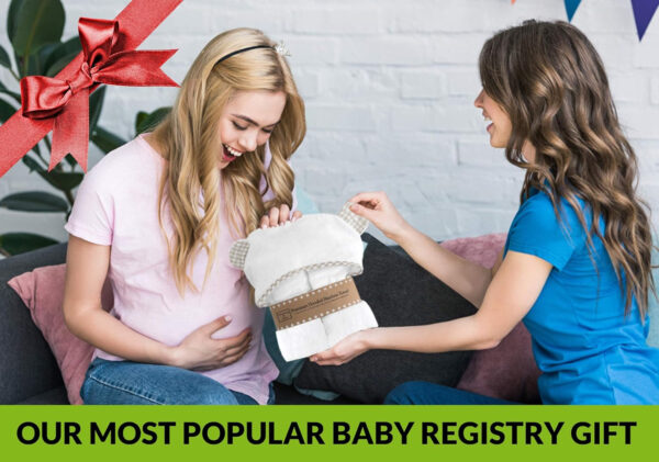 688af123e361241b3941349499132595f6cef265d83c521c5428e.jpg Channing & Yates Premium Organic Baby Towel Set - Soft Viscose Bamboo Hooded Towel & Washcloth - Girl & Boy Bath Essentials (Beige/White)