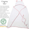 688af12b863a9c5cee4a48e92fc6c708ffcbc396297f77e41fb71.jpg Channing & Yates Premium Organic Baby Towel Set - Soft Viscose Bamboo Hooded Towel & Washcloth - Girl & Boy Bath Essentials (Beige/White)