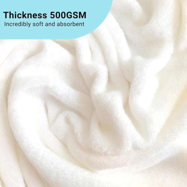 688af18d50923f0b71cefa0ab6496be2d17c10f1bcc6fc3b152a6.jpg Hooded Baby Towel - Ultra Soft & Absorbent Rayon derived from Bamboo - Cute Animal Design - Large 35.4 x 35.4 inches - Perfect for Newborns & Toddlers - Elephant