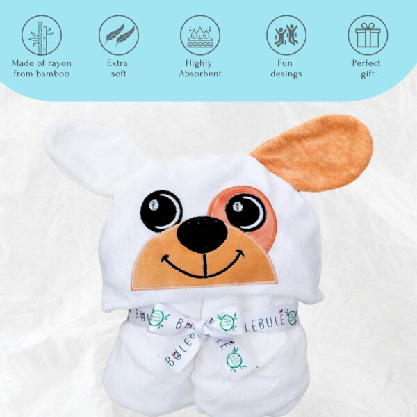 688af1910a0e64e73ac8263c00efaa53841b4cf206e9eb7d76366.jpg Hooded Baby Towel - Ultra Soft & Absorbent Rayon derived from Bamboo - Cute Animal Design - Large 35.4 x 35.4 inches - Perfect for Newborns & Toddlers - Elephant