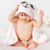 688af19362ebf69ce0fb4193902aa6de4df67e731db0ddd91b553.jpg Hooded Baby Towel - Ultra Soft & Absorbent Rayon derived from Bamboo - Cute Animal Design - Large 35.4 x 35.4 inches - Perfect for Newborns & Toddlers - Elephant
