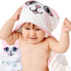 688af195d4df4b7a2c01903c8ca378c93d32c93698e4d35e42786.jpg Hooded Baby Towel - Ultra Soft & Absorbent Rayon derived from Bamboo - Cute Animal Design - Large 35.4 x 35.4 inches - Perfect for Newborns & Toddlers - Elephant