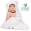 688af2baa07bf1f5ab7e4c525c9bf6bf0a6b0ab8d3b236840aa47.jpg MINIBOO Hooded Baby Towels for Newborn & Toddler - Super Soft Baby Bath Towels with Hood, Highly Absorbent Viscose Made from Bamboo Hooded Towel for Boys, Girls, Newborn Essentials.