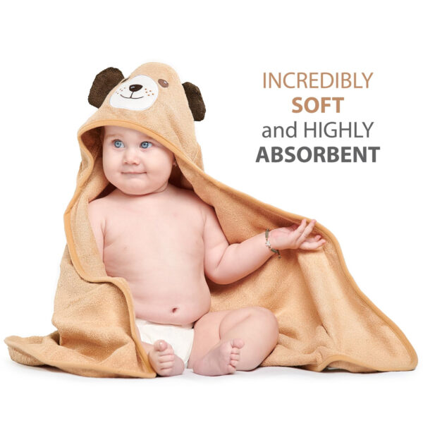 688af2c3538d991b2867c7e4e4aeff5e150ecdabc5b59a8bc5721.jpg MINIBOO Hooded Baby Towels for Newborn & Toddler - Super Soft Baby Bath Towels with Hood, Highly Absorbent Viscose Made from Bamboo Hooded Towel for Boys, Girls, Newborn Essentials.
