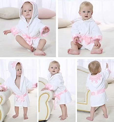 688af311b6ce31ffd21ccf94e471e2ab0b4e6c3c6f0e8993350d0.jpg Baby Girl Bathrobes Wash Waddle Princess Crown Hooded Robe Girls Bath Robe Towel Terry Cotton Ultra Absorbent