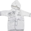Spasilk 100% Cotton Hooded Terry Bathrobe with Booties Baby One Size Gifts — Shower