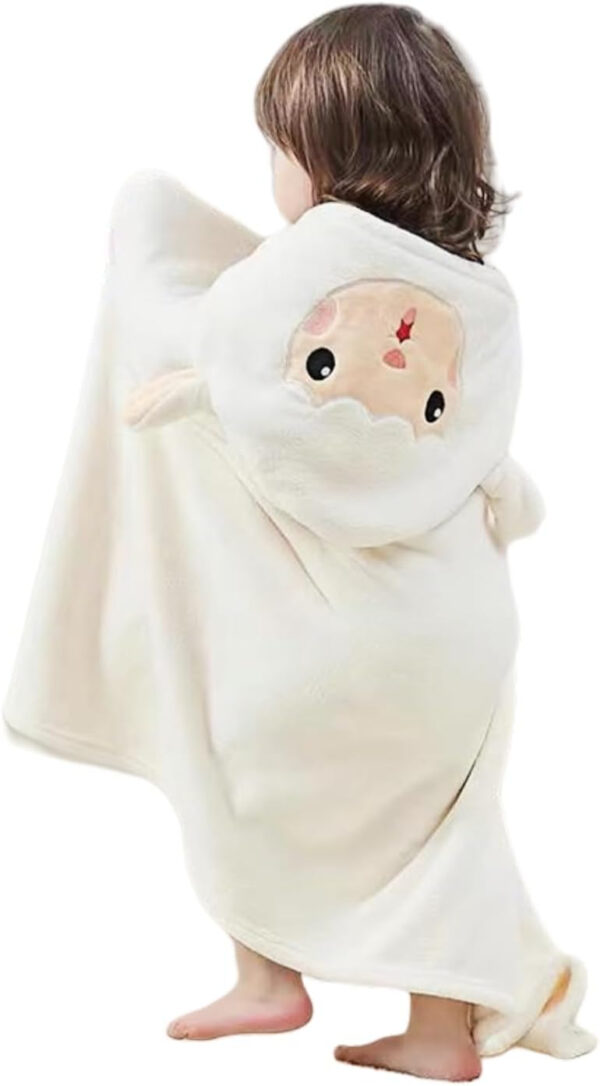 Toddler Hooded Bath Towel, 27.5"X55" Girl Boy Robe with Hood 1-6,Soft Absorbent Baby Bath Towels, Highly Absorbent Bathrobe Blanket Kids Shower Gifts,Toallas de Baño para Bebe