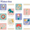 hahaland Baby Toys 0-6 Months - Baby Rattles Teething Toys 3-6 Month, Infant Toys 6-12 Months, Rattle Teether Grasping Shaker Toy Babies 3 4 5 6 Month Old Must Haves, Montessori Newborn Neutral Gifts