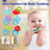 AZEN 18Pcs Baby Toys 6 to 12 Months, Baby Rattles 6-12 Months, Newborn Infant Toys 6-12 Month