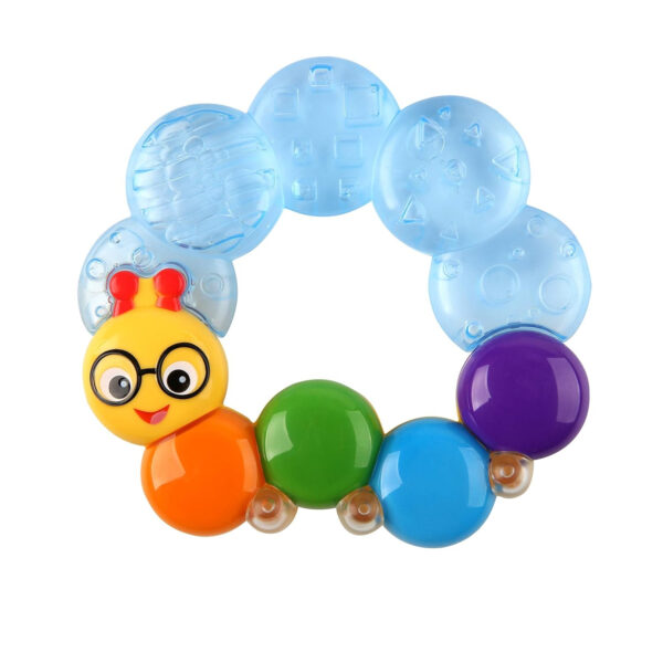 688b058c87626e6c4aac528562e072d43708fb41bc4d410c2fc3c.jpg Baby Einstein Teether-pillar Rattle and Chill Teething Toy, Ages 3 months +