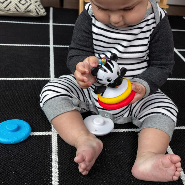 688b05ca2537ea9a3ad1129ffd6a73612c8529b95881ef57fa9f9.jpg Baby Einstein Teether-pillar Rattle and Chill Teething Toy, Ages 3 months +