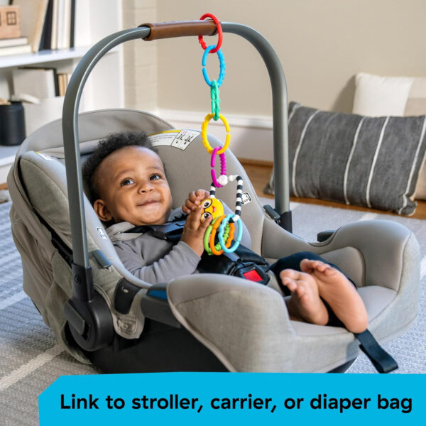 688b063c6a52f2b1a7bbfcf285f83fb29971314adbc7730a01a47.jpg Baby Einstein Teether-pillar Rattle and Chill Teething Toy, Ages 3 months +