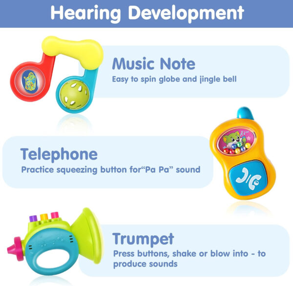 688b068dc9e8dad7e442061b0607a1f7dc0ea5c9ca641652d1016.jpg iPlay, iLearn 10pcs Baby Rattles Toys Set, Infant Grab Shake Rattle, Easy Hold Sensory Teether, Babies Development Learning Music Toy, Newborn Shower Birthday Gift 1 2 3 4 5 6 7 9 10 12 Month Boy Girl
