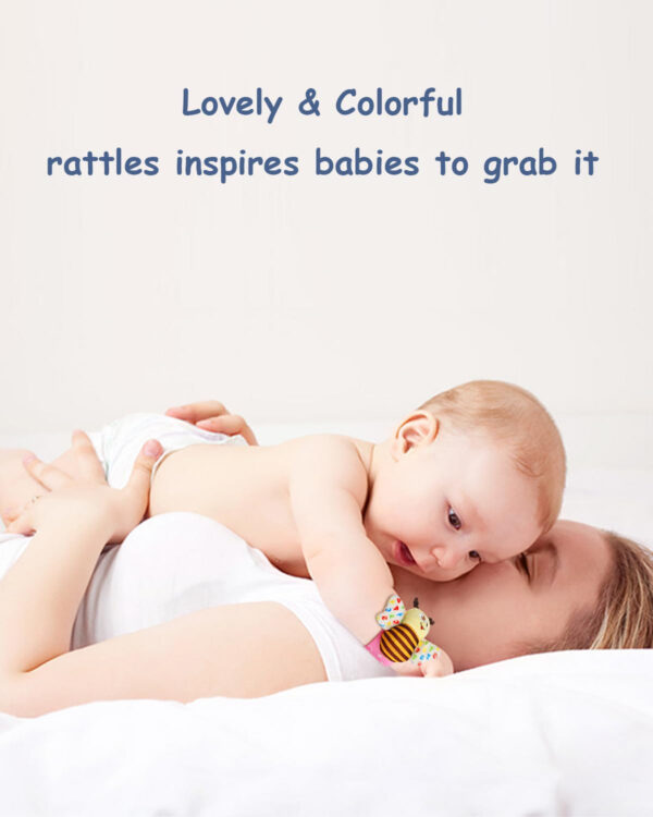 688b06cb6a6eeacae261b01be6663b776c97be024f27e3d5139d3.jpg Bloobloomax Baby Rattles Toys for 0-12 Month, Infant Girl Boy Toys for Babies 3-6 Months, Newborn Hand & Foot Toys for 0 to 9 Months, Baby Shower Gifts Set with Wrist Rattle Socks