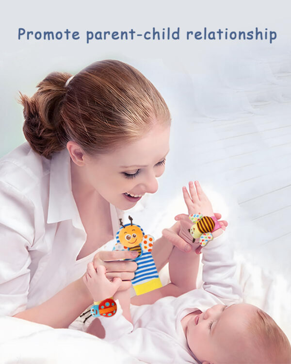 688b06cdece909733f96eed1be9efdc8f51e13ed64357273ca2ba.jpg Bloobloomax Baby Rattles Toys for 0-12 Month, Infant Girl Boy Toys for Babies 3-6 Months, Newborn Hand & Foot Toys for 0 to 9 Months, Baby Shower Gifts Set with Wrist Rattle Socks