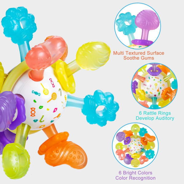 688b08633fc98df0a0e17adac0f09d202babeb4c3d6d1f1dc1fa5.jpg Baby Montessori Sensory Toys for 0-6 6-12 Months, Baby Teether Teething Toys for Babies 0 3 6 9 12 18 Months, Newborn Infant Learning Developmental Toys Gifts for 1 2 Year Old Boys Girls